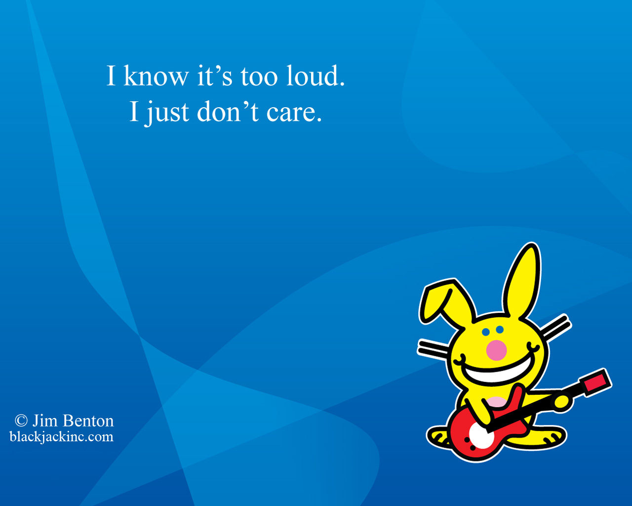 Here is the It's Happy Bunny background wallpaper.